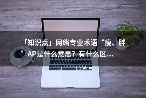 「知识点」网络专业术语“瘦、胖”AP是什么意思？有什么区别？