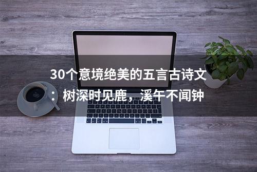 30个意境绝美的五言古诗文：树深时见鹿，溪午不闻钟