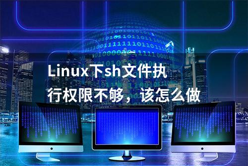 Linux下sh文件执行权限不够，该怎么做