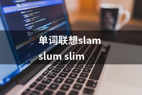 单词联想slam slum slim