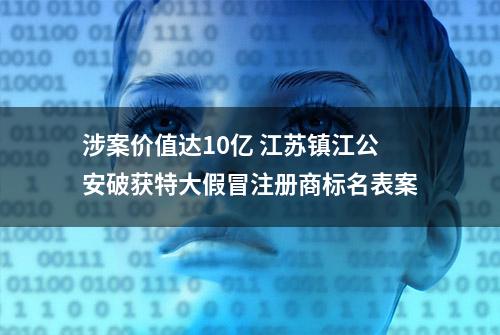 涉案价值达10亿 江苏镇江公安破获特大假冒注册商标名表案