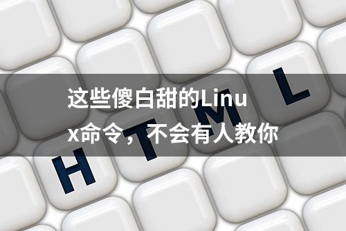 这些傻白甜的Linux命令，不会有人教你