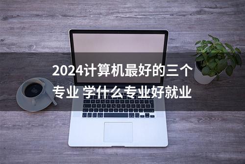 2024计算机最好的三个专业 学什么专业好就业