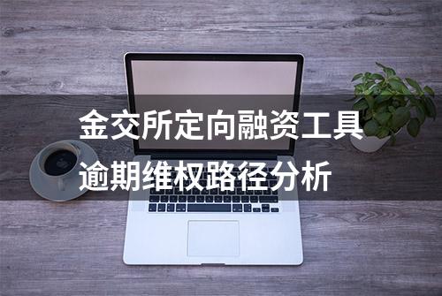 金交所定向融资工具逾期维权路径分析