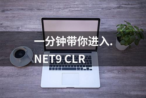 一分钟带你进入.NET9 CLR