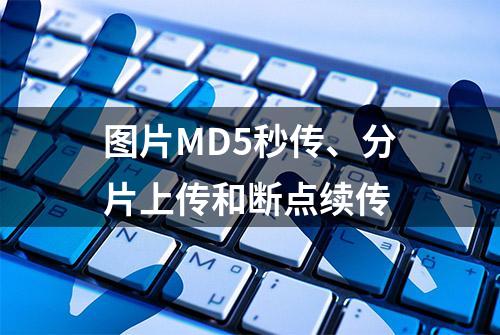 图片MD5秒传、分片上传和断点续传