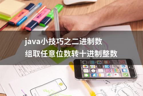 java小技巧之二进制数组取任意位数转十进制整数