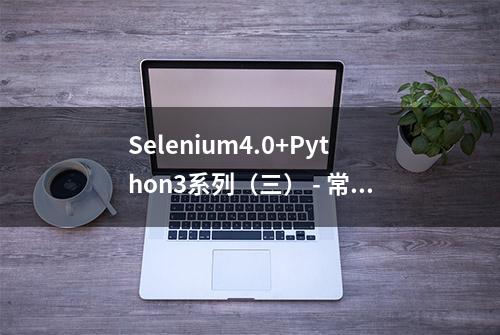 Selenium4.0+Python3系列（三） - 常见浏览器操作