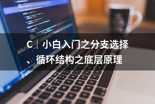 C｜小白入门之分支选择、循环结构之底层原理