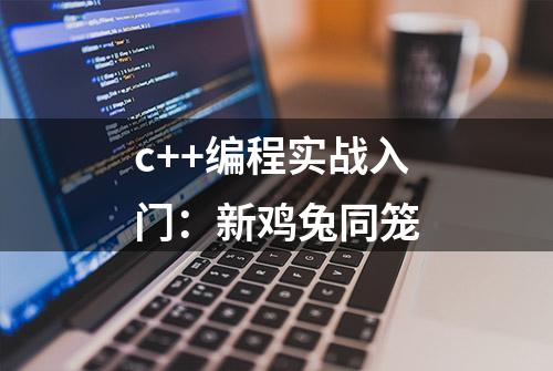 c++编程实战入门：新鸡兔同笼