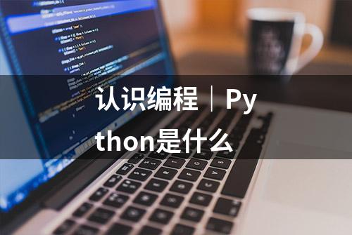 认识编程｜Python是什么