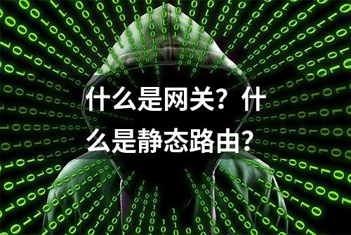 什么是网关？什么是静态路由？