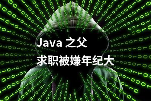 Java 之父求职被嫌年纪大