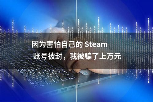 因为害怕自己的 Steam 账号被封，我被骗了上万元