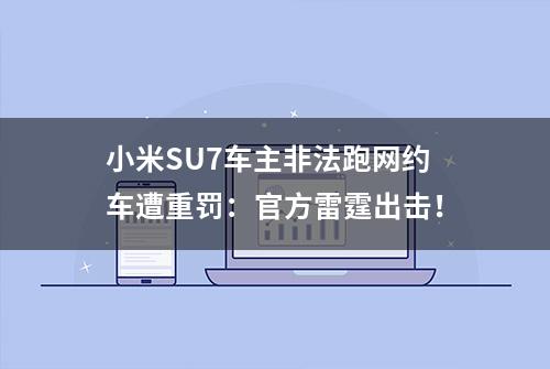 小米SU7车主非法跑网约车遭重罚：官方雷霆出击！