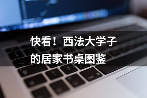 快看！西法大学子的居家书桌图鉴