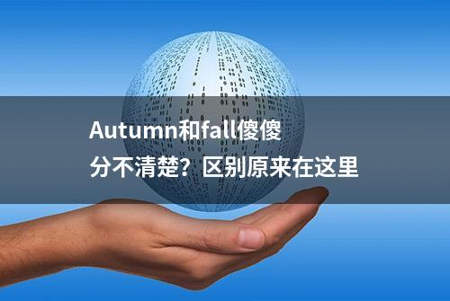 Autumn和fall傻傻分不清楚？区别原来在这里