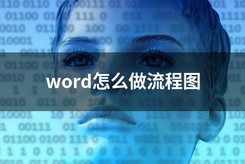 word怎么做流程图