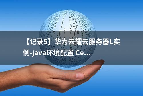 【记录5】华为云耀云服务器L实例-java环境配置 CentOS 7