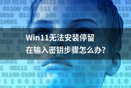 Win11无法安装停留在输入密钥步骤怎么办？