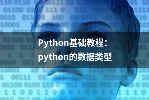 Python基础教程：python的数据类型