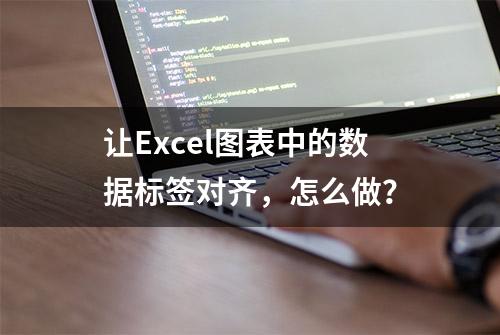 让Excel图表中的数据标签对齐，怎么做？