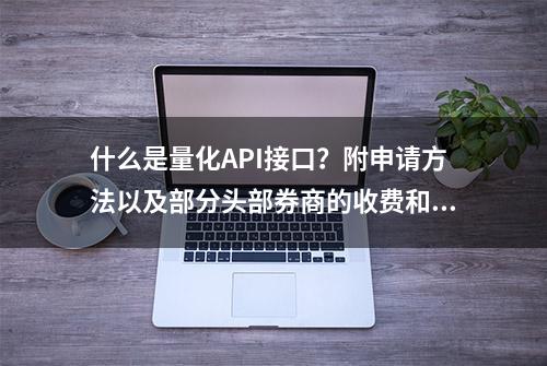 什么是量化API接口？附申请方法以及部分头部券商的收费和门槛