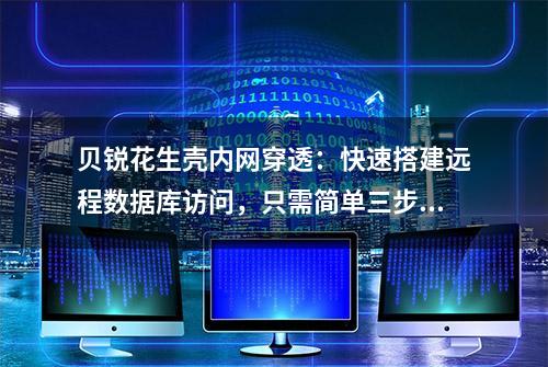 贝锐花生壳内网穿透：快速搭建远程数据库访问，只需简单三步！