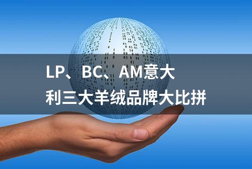 LP、BC、AM意大利三大羊绒品牌大比拼