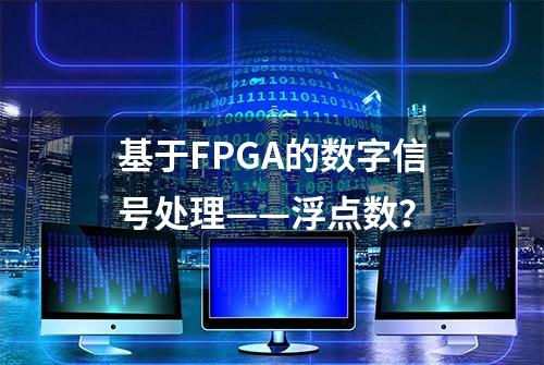 基于FPGA的数字信号处理——浮点数？