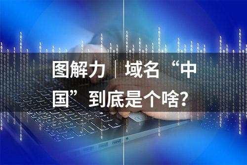 图解力｜域名“中国”到底是个啥？