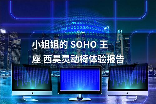 小姐姐的 SOHO 王座 西昊灵动椅体验报告