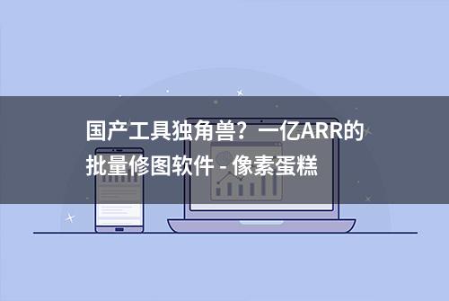 国产工具独角兽？一亿ARR的批量修图软件 - 像素蛋糕