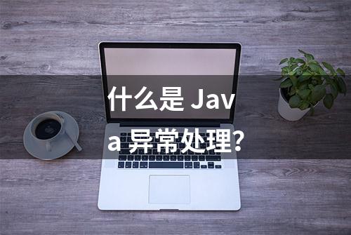 什么是 Java 异常处理？