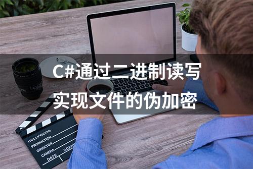 C#通过二进制读写实现文件的伪加密