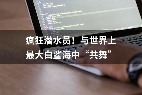 疯狂潜水员！与世界上最大白鲨海中“共舞”