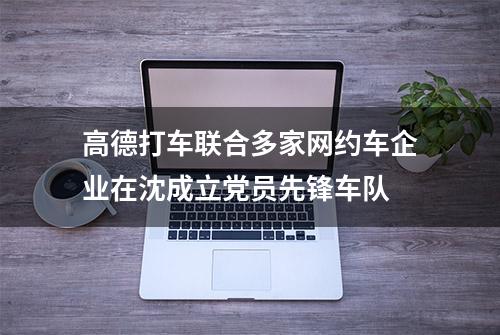 高德打车联合多家网约车企业在沈成立党员先锋车队