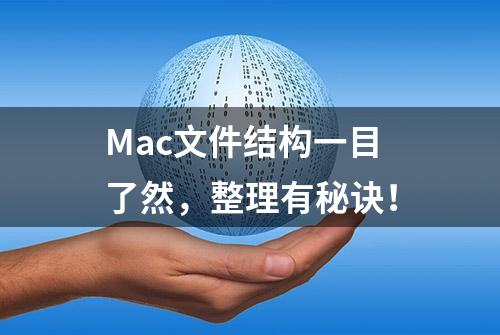 Mac文件结构一目了然，整理有秘诀！