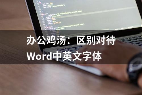 办公鸡汤：区别对待Word中英文字体