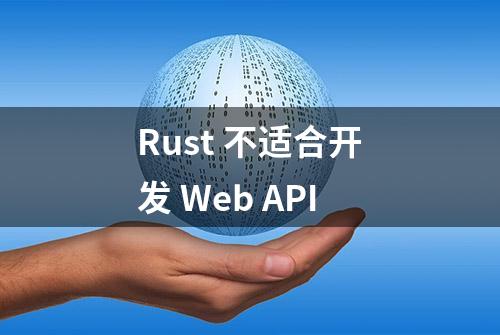 Rust 不适合开发 Web API