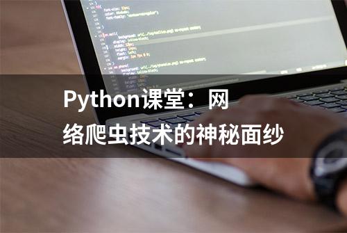 Python课堂：网络爬虫技术的神秘面纱