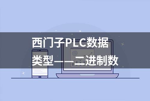 西门子PLC数据类型——二进制数