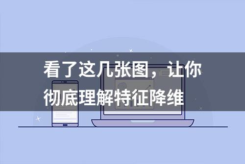 看了这几张图，让你彻底理解特征降维