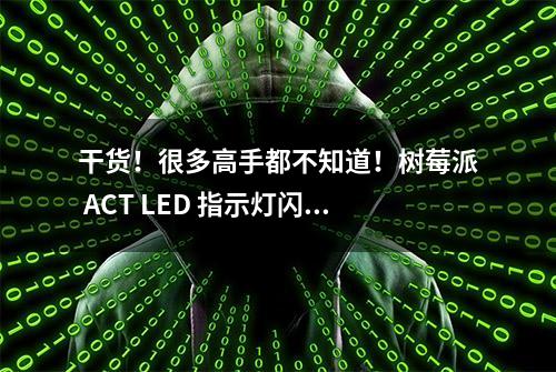 干货！很多高手都不知道！树莓派 ACT LED 指示灯闪烁模式代表的状态