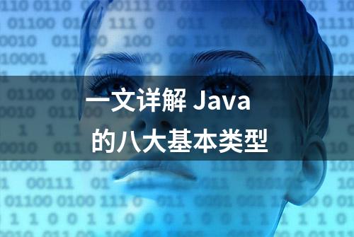 一文详解 Java 的八大基本类型