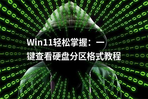 Win11轻松掌握：一键查看硬盘分区格式教程