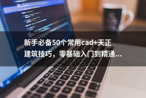 新手必备50个常用cad+天正建筑技巧，零基础入门到精通cad!