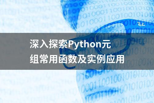 深入探索Python元组常用函数及实例应用