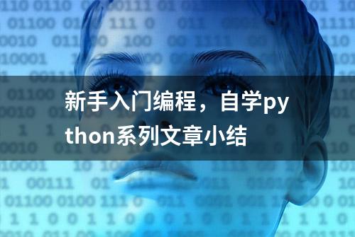 新手入门编程，自学python系列文章小结