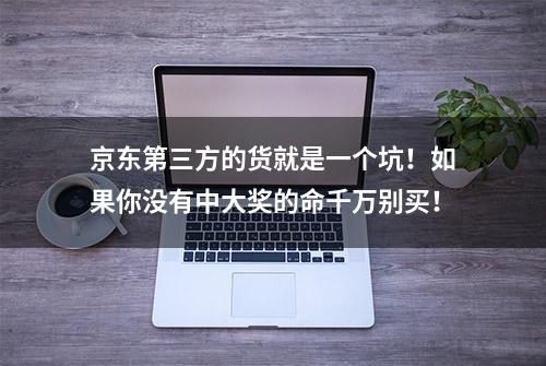 京东第三方的货就是一个坑！如果你没有中大奖的命千万别买！